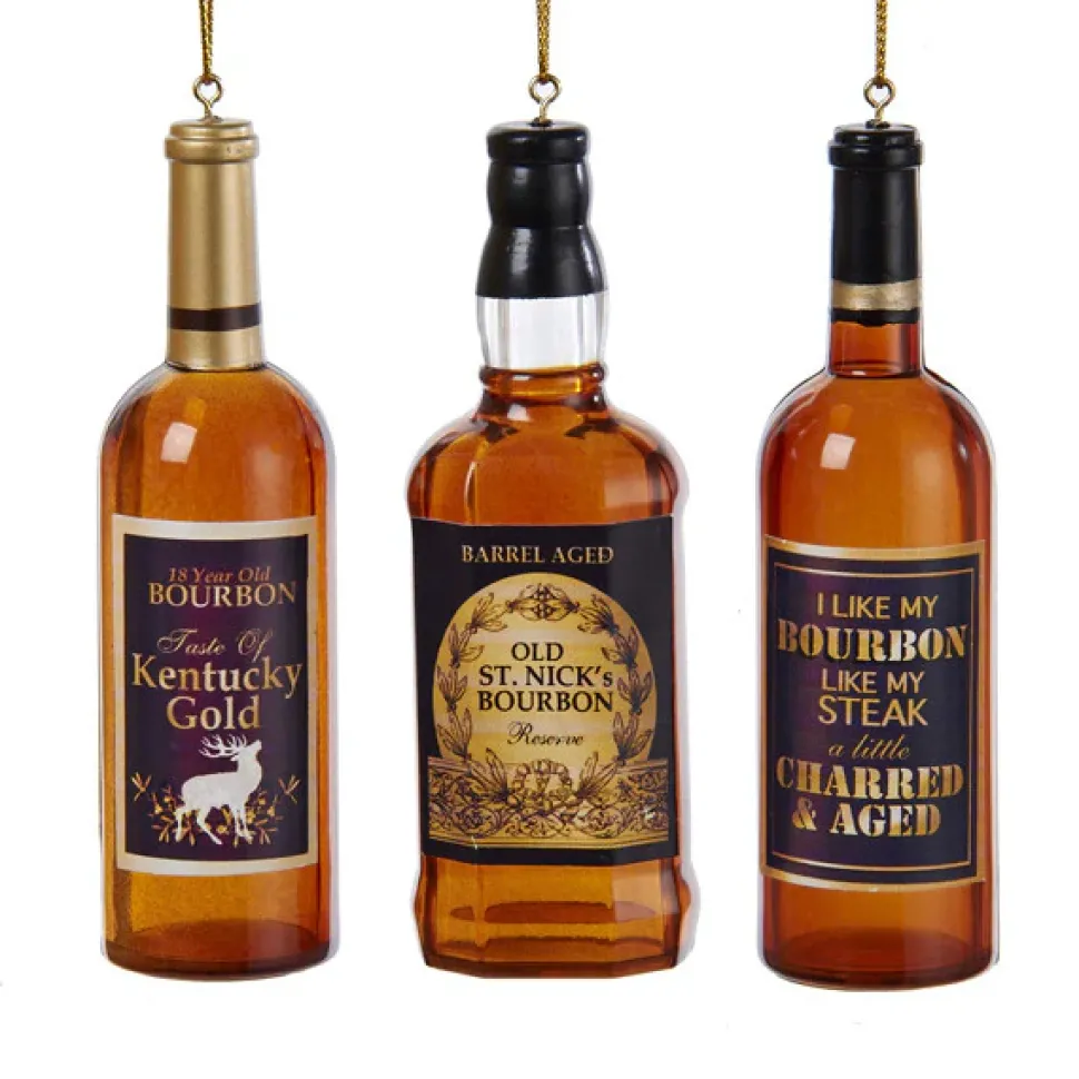 Bourbon Bottle Ornaments, T1624