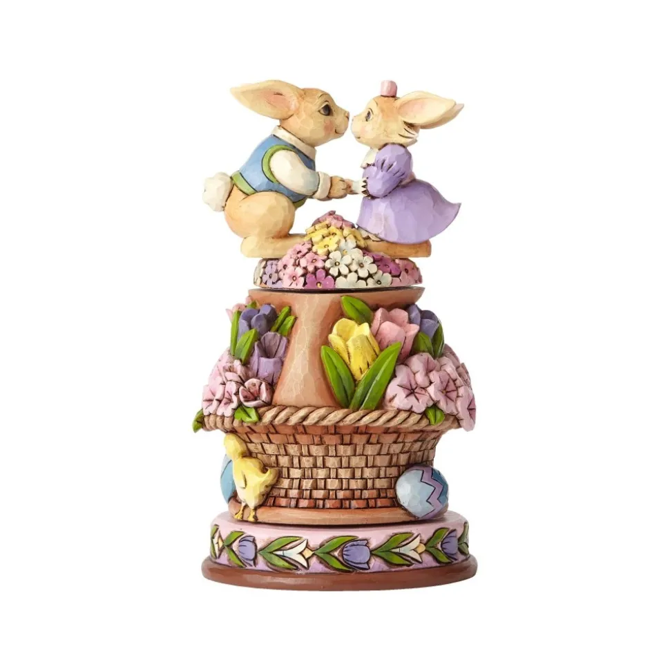 Bunnies With Rotatable Flowers