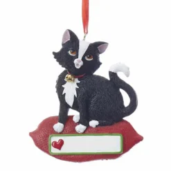 Cat On Pillow Ornament, A1840, Kurt Adler