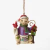 Cat With Birdhouse Mini Ornament