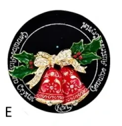 Christmas Enamel Pins Assortment, 8 Assorted, C2189, Kurt Adler