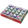 Christmas Brites 1.25" 20 Count Decorated Rounds