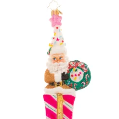 Cr, Christmas Confetti Santa, 1021314, Radko