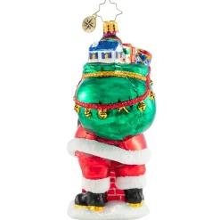 Cr, Down The Chimney He Goes!, 1020619, Christopher Radko
