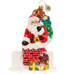 Cr, Down The Hatch Santa, 1020505, Christopher Radko