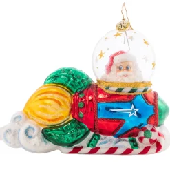 Cr, Santa Goes To Space, 1021584, Radko