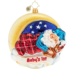 Cr, Santa's First Snooze, 1020412, Christopher Radko