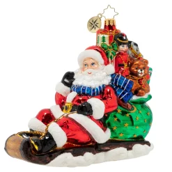 Cr, Timely Toboggan Delivery!, 1020300, Christopher Radko