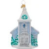 Cr, White Christmas Chapel, 1021021, Radko