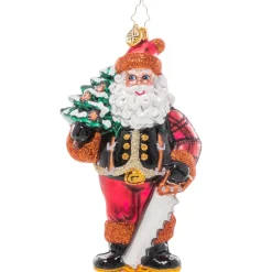 Cr, Winter Woodsman Santa, 1021308, Radko
