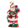 Cr, With Garland & Grace Santa, 1020391, Christopher Radko