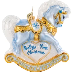 Cr, Baby's First Christmas Foal, 1020687, Christopher Radko