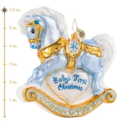 Cr, Baby's First Christmas Foal, 1020687, Christopher Radko