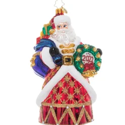 Cr, Gifts Galore Santa, 1021116, Christopher Radko