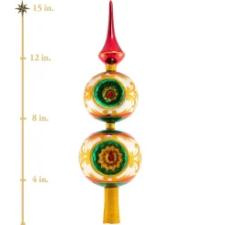 Cr, Luxury Abounds Finial, 1020867, Christopher Radko