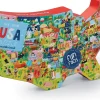 Crocodile Creek Usa Map Puzzle, 200-Piece Jigsaw Puzzle, 27001