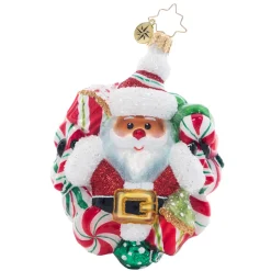 Cr, Peppermint Dreams Santa, 1021503, Radko