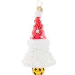 Cr, Sleigh Bell Santa, 1021362, Radko