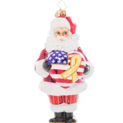 Cr, Thank A Vet Santa, 1021325, Christopher Radko