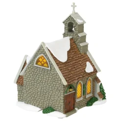 Dv, Isle Of Wight Chapel, Set Of 4, 6000587, Dickens Village