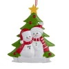 Expecting Snow Couple Ornament For Personalization, C6596, Kurt Adler