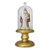 Glass Dome Orn Cvr/Pedestal Gold