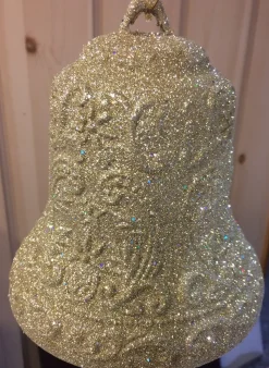 Gold Plastic Bell 10"