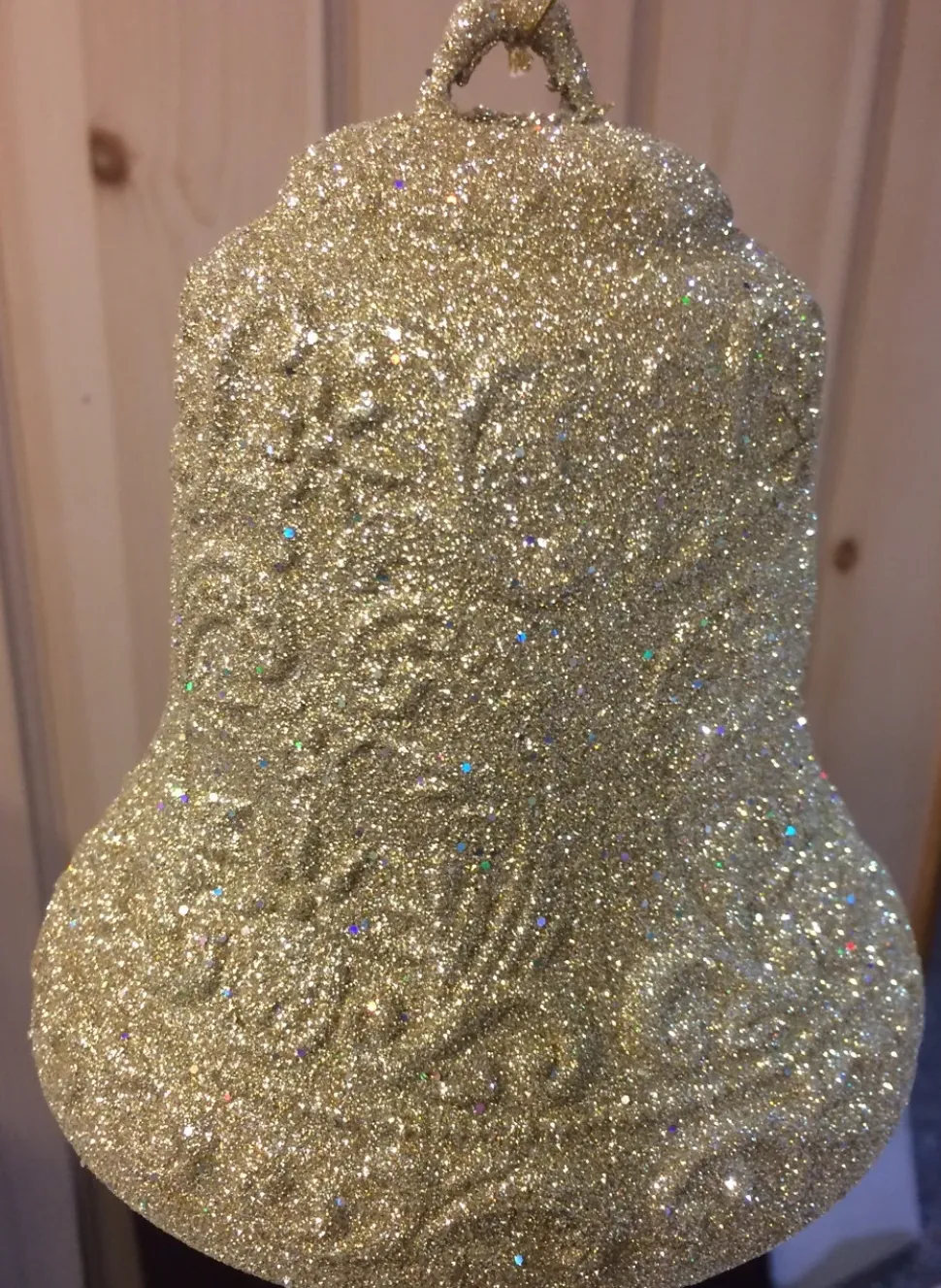 Gold Plastic Bell 10"