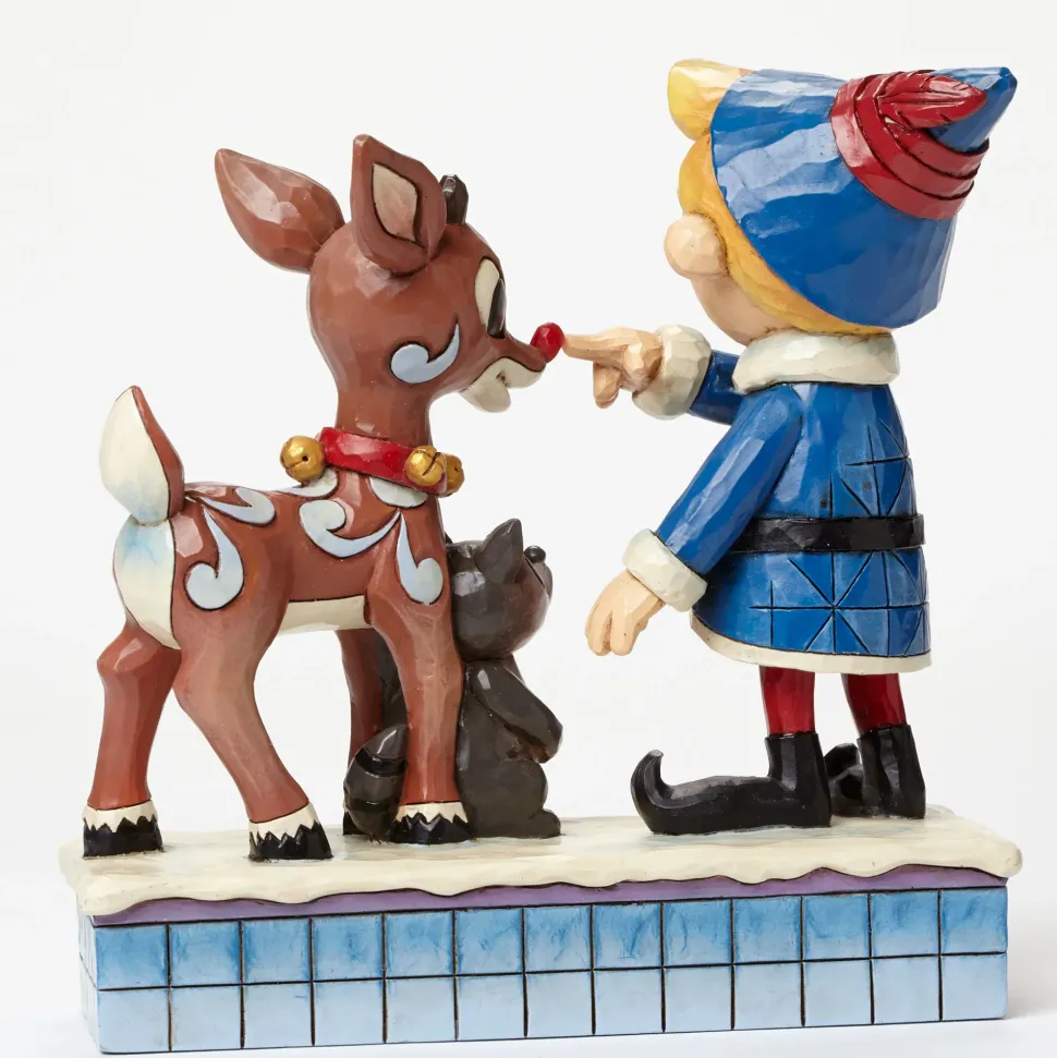 Hermey Touching Rudolphs Nose