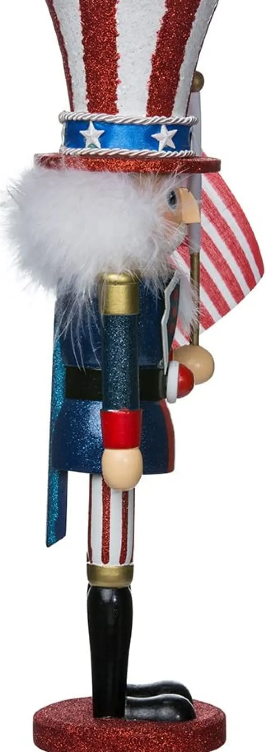 Hollywood 15" Wooden Uncle Sam Nutcracker, C6059, Kurt Adler