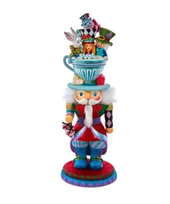 Hollywood Aiw Nutcrackers™ Alice Teacup Hat Nutcracker, Ha0622, Kurt Adler