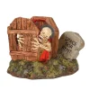 Hv, Lit Haunted Exit, 6005560, Halloween Village