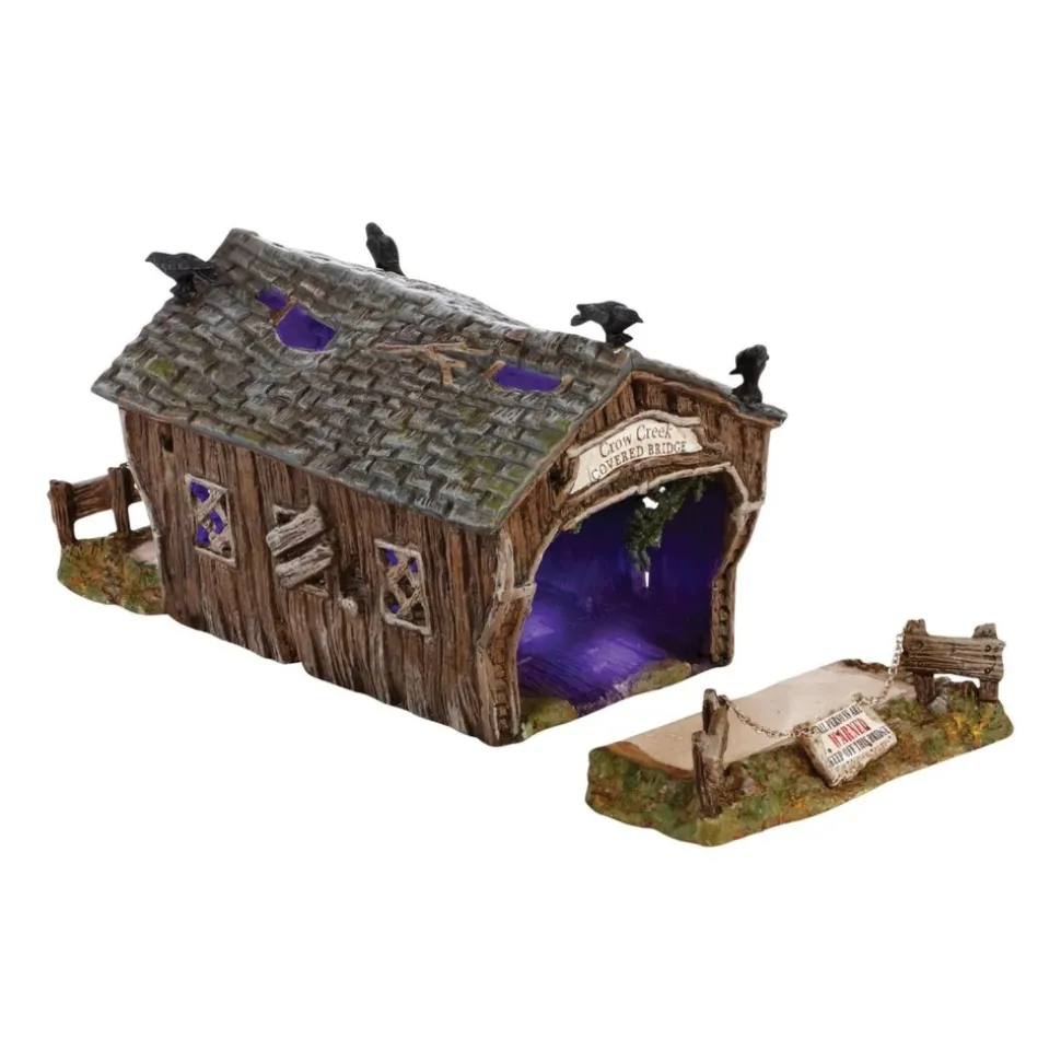 Hv, Crow Creek Covered Bridge, 4030784, Halloween Village