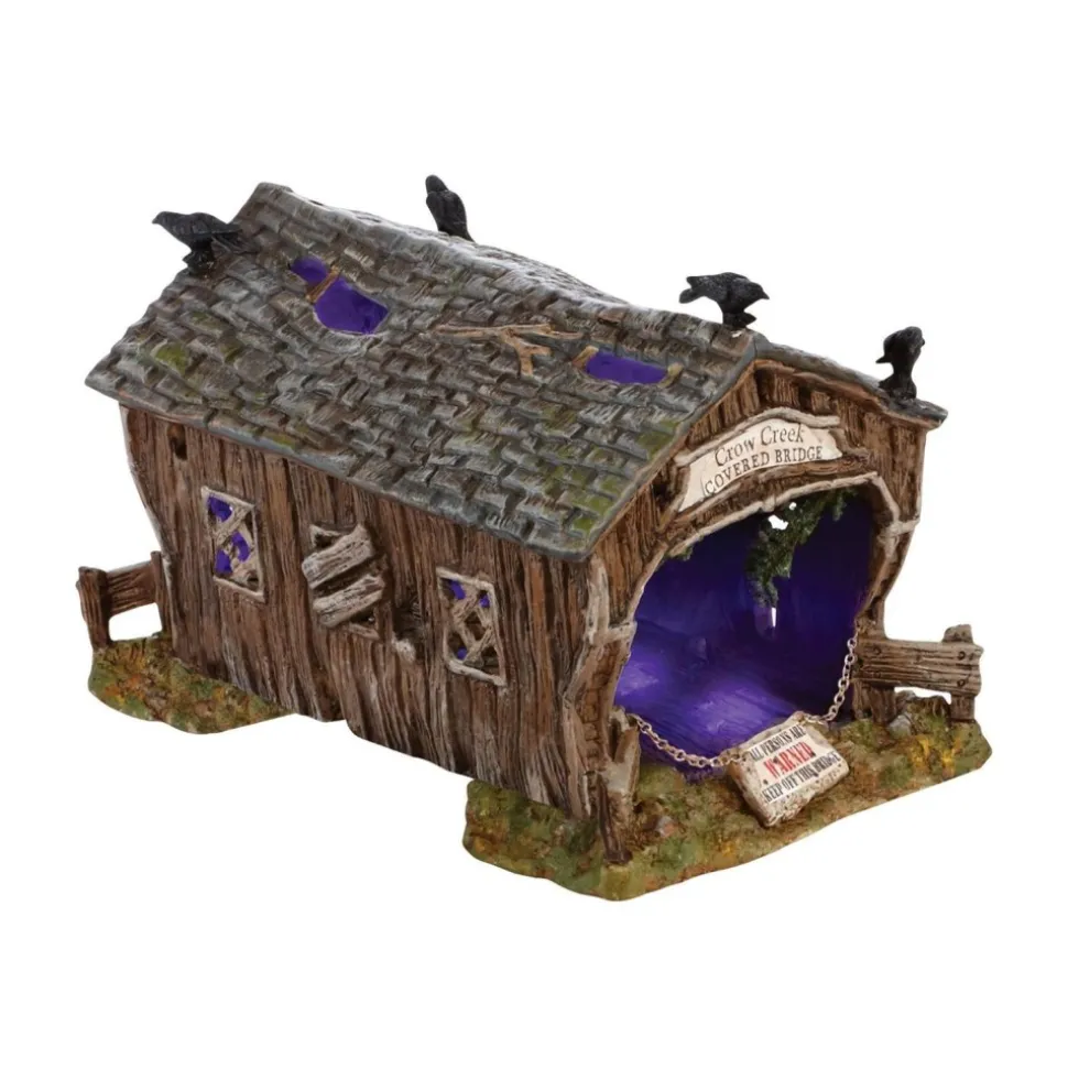 Hv, Crow Creek Covered Bridge, 4030784, Halloween Village