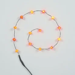 Hv, String Of Lit Autumn Leaves, 6007712, Halloween Village