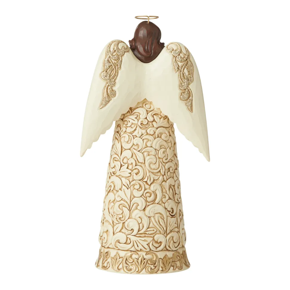 Jim Shore, Holiday Lustre Nativity Angel, 6006612, Heartwood Creek