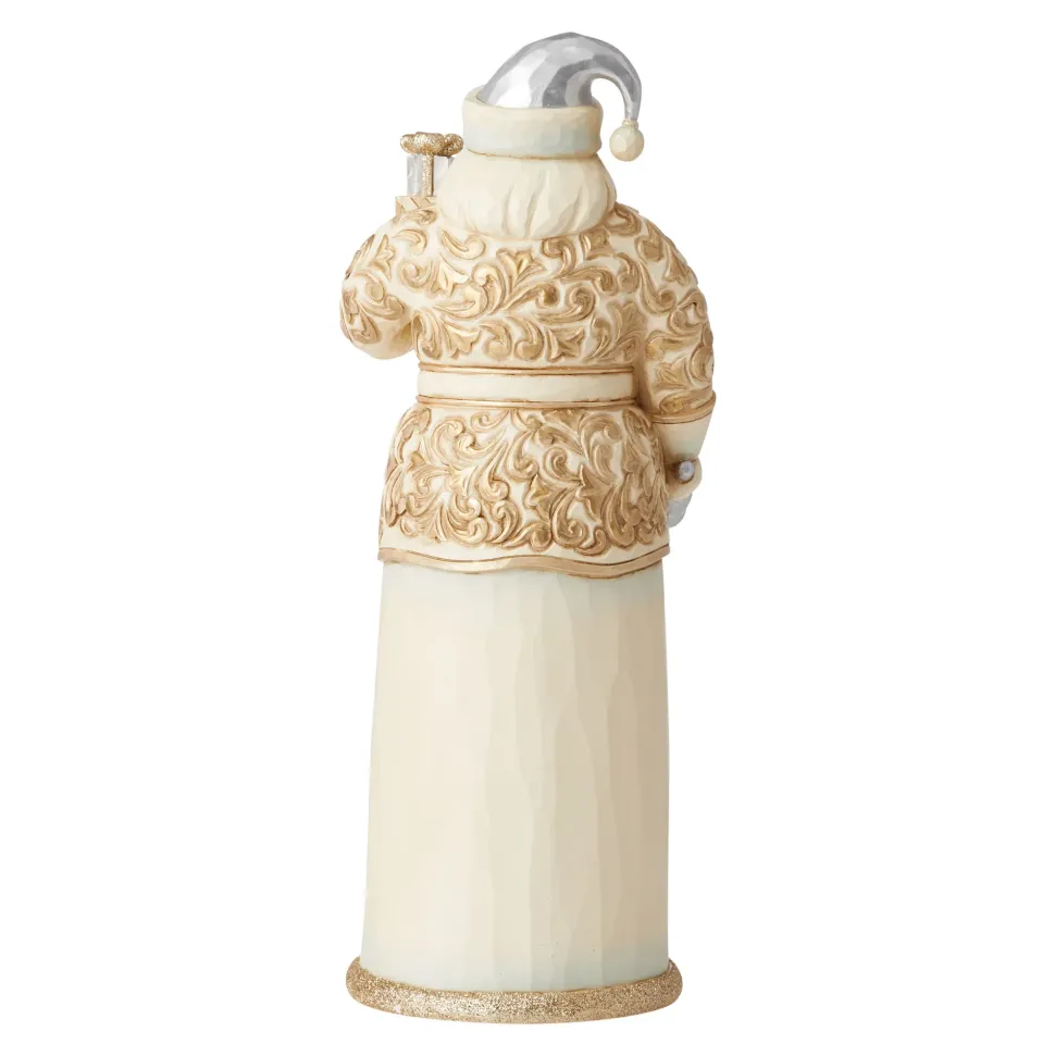 Jim Shore, Holiday Lustre Santa With Bell, 6006614, Heartwood Creek