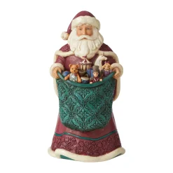 Jim Shore, Victorian Snowman With Toy Bag, 6006595, Heartwood Creek