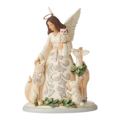 Jim Shore, White Woodland Angel/Friends, 6006581, Heartwood Creek