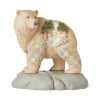Jim Shore, White Woodland Bear/Scene, 6006582, Heartwood Creek