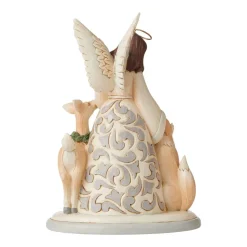 Jim Shore, White Woodland Angel/Friends, 6006581, Heartwood Creek