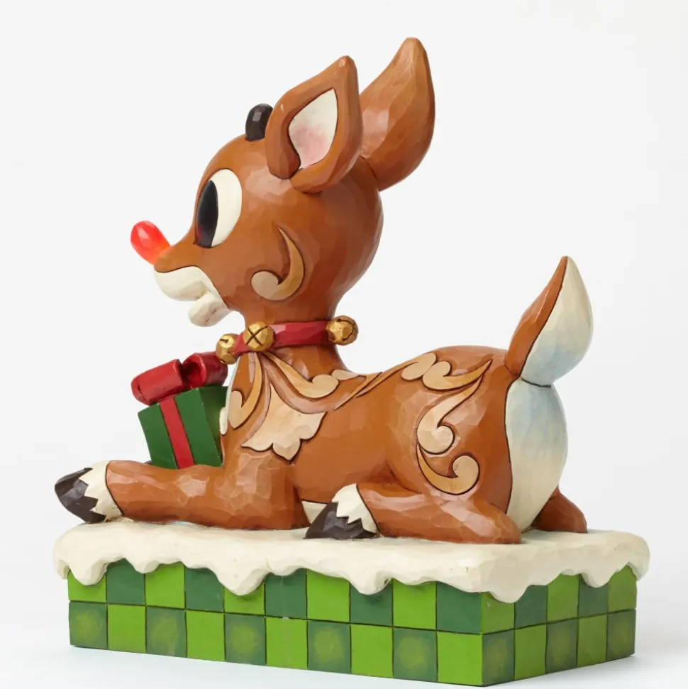Large Rudolph With Lited Nose