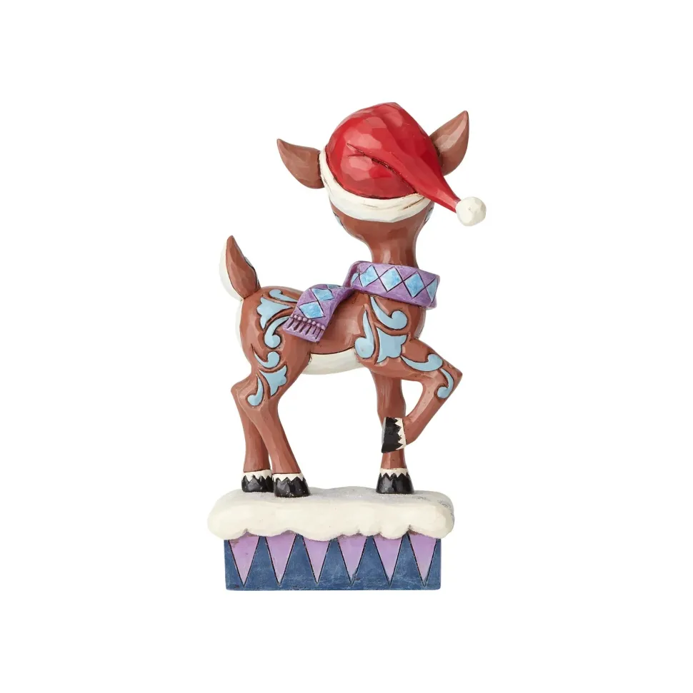 Lighted Rudolph Wearing Hat