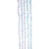 100-Light Silver Iridescent Tinsel Cascade Cool White Light Set, Ad1001Scw, Kurt Adler