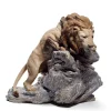 Lion Pouncing