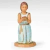 Madeline, Girl W/Roses Fig, Fontanini, 5"