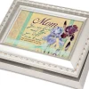 Mom Woodgrain Music Box / Jewelry Box Plays You Light Up My Life