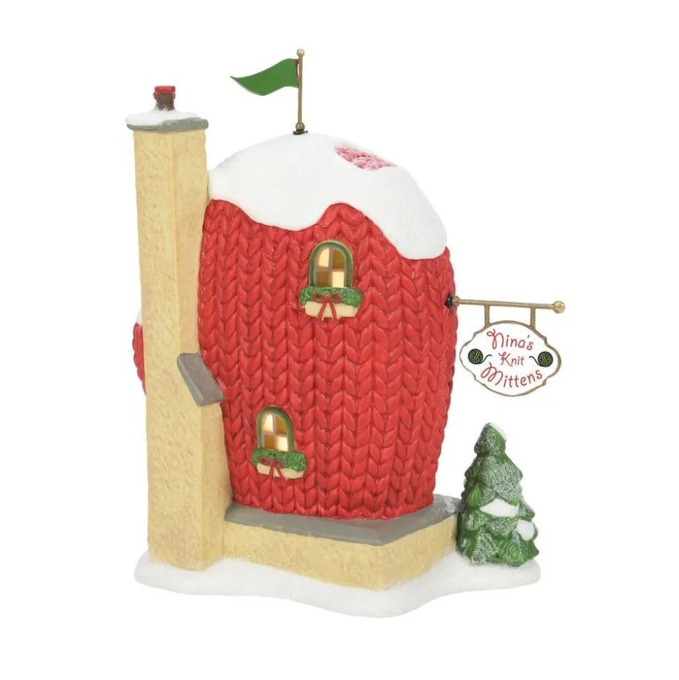 Np, Nina's Knit Mittens, 6007615, North Pole Village