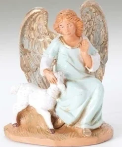 Olivia Angel W/Lamb, Fontanini, 52520