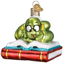 Owc Bookworm Ornament, 12514